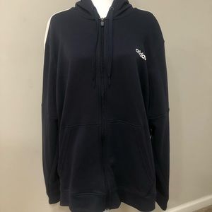 MENS XL ADIDAS ZIP UP